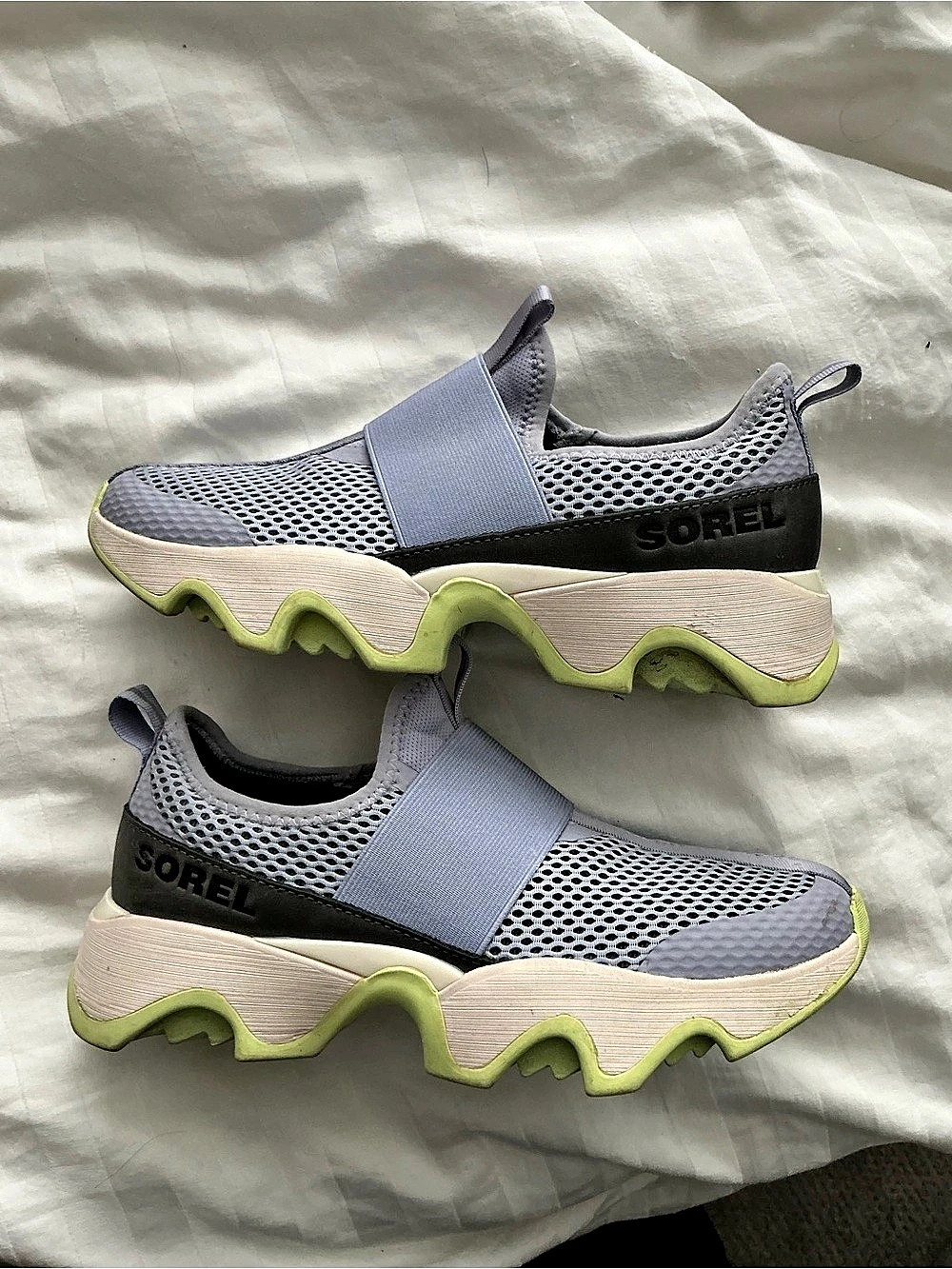 SOREL Kinetic Impact II Strap Sneaker Gray & Green